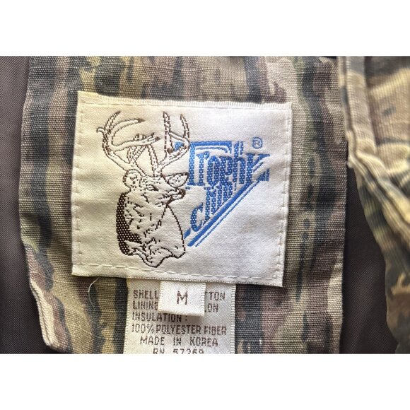 Trophy Club Realtree Puffer Camo Hunting Medium Multi Zip Jacket - Picture 4 of 7